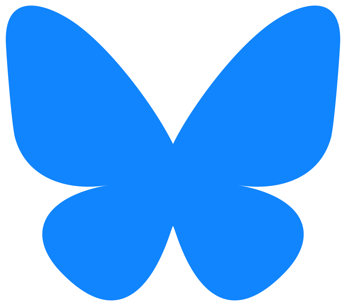 Social media platform BlueSky's app logo